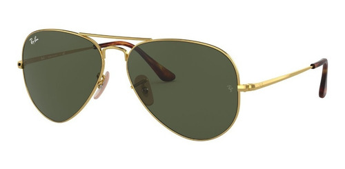 Lente Solar Ray-ban Aviator Metal Il Protección Uv Unisex 