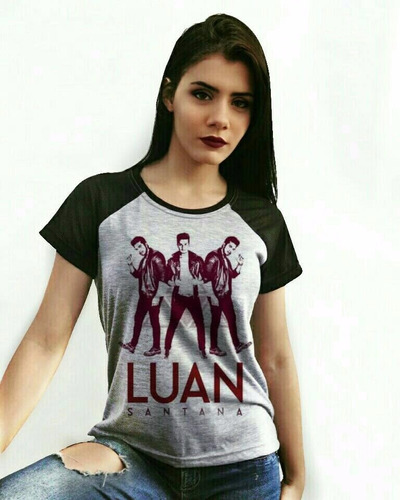 Baby-look Luan Santana - Camiseta Luan Santana