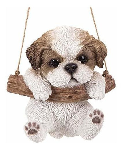 Colgador Cuerda Para Cachorro Diseño Realista Shih Tzu