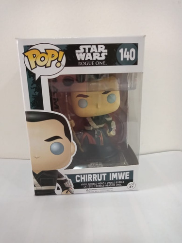 Imagen 3 de 3 de Funko Pop Star Wars: Rogue One Chirrut Imwe #140