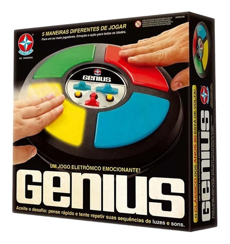 Jogo Genius - Estrela - Jogo De Memória - Pense Rápido 