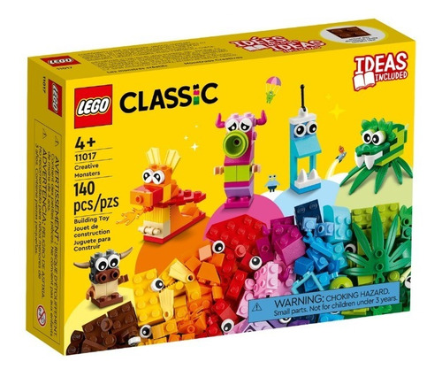 Lego Classic Monstruos Creativos 140 Pzs Bentancor Outdoor