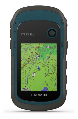 Gps Portátil Garmin Etrex 22x Mapa Topo Roteavel America Sul Azul-marinho