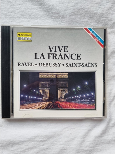 Cd Vive La France Ravel Debussy Saint-saens (Usado)