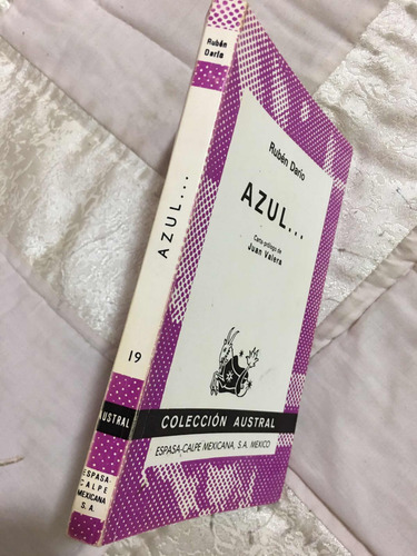 Azul Autor Rubén Dario Editorial Austral