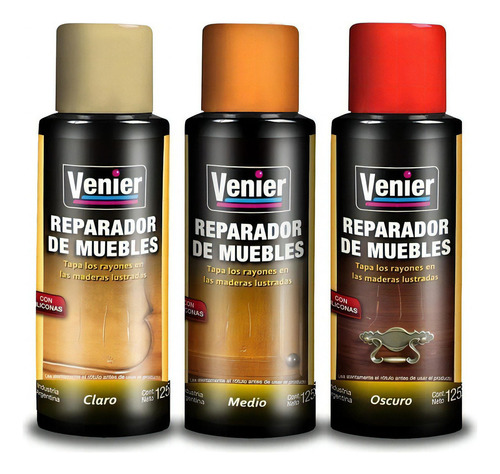 Reparador De Muebles Venier Claro Medio Oscuro 125cc