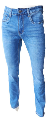 Jeans Pantalón Hombre Elasticado Skinny Semipitillo 