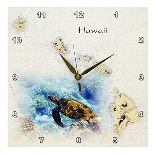Florene  Náutico Mapa Decoración  Impresión De Islas Hawaian