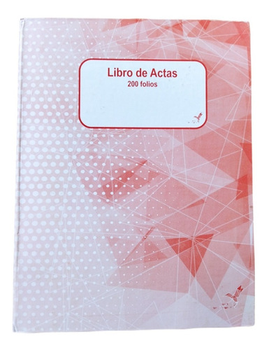 Libro De Actas De 200 Folios