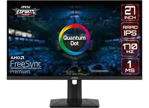 Msi Gaming Monitor 27-inch Wqhd Quantum Dot Led In Black 