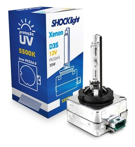 Lampada Xenon D3s 5500k 35w 12v