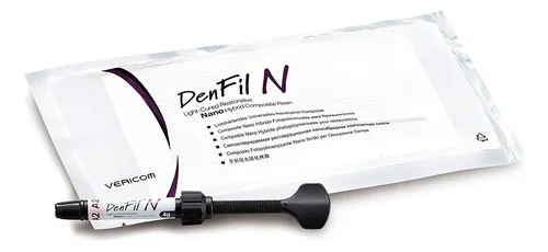 Composite Denfil N, Resina Nanohíbrida Fotocurable. Vericom