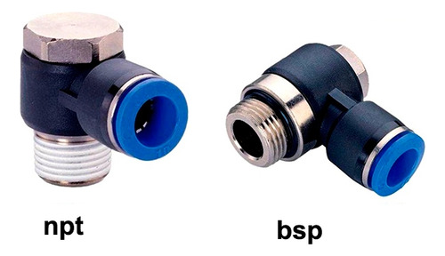 Conexão Pneumático 10mm X 1/2 Macho Bsp Kit 2 Und