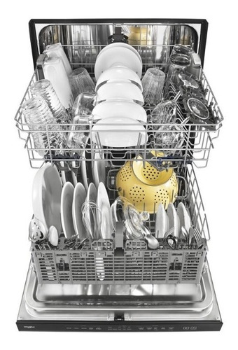 Lavavajillas Empotrable Wdt750sahv 15 Serv Acero Inox Negro