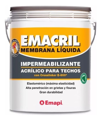 Emacril Membrana Liquida Emapi X 10 Kg