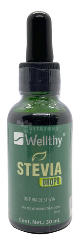 Stevia Líquida Tintura De Stevia 30 Ml Wellthy