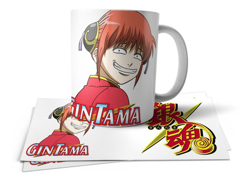 Gintana Kagura Taza Plástico Tu Propio Estilo Blanco