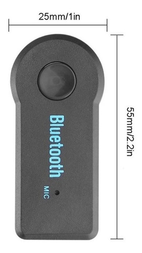 Receptor Bluetooth Aux 3.5 Auto Coche Manos Libres Auxiliar
