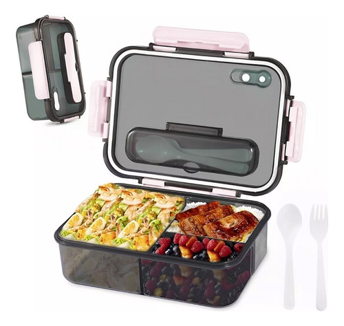 Lunch Box Loncheras Topper Para Lunch Fiambrera 1500 Ml