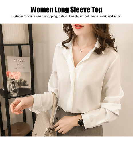 Camisas De Mujer Para Simple Del Mangas Largas Para Playera