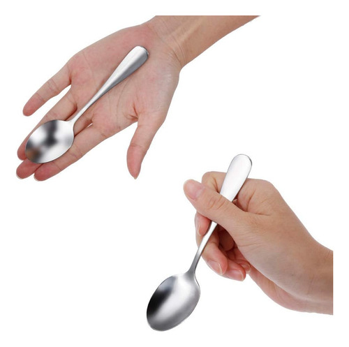 Cuchara Acero Inoxidable Con Punta,cuchara De Postre Cuchara