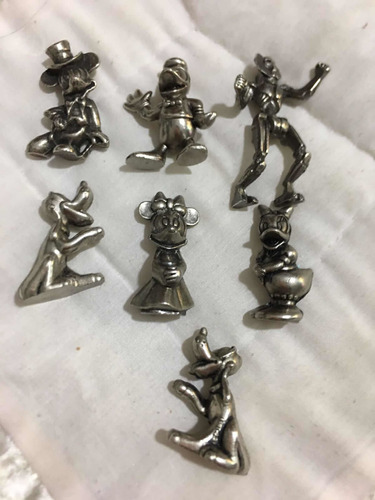 Mickey Mouse Set De 7 Figuras Coleccionables Metálicas Ricol