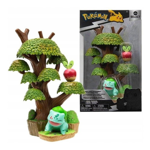 Bulbasaur Y Applin Summer Forest Enviroment Pokémon 5779-1