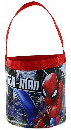 Marvel Spider-man Boys Collapsible Nylon Gift Cesta Kg7me
