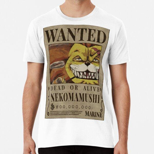 Remera One Piece Nekomamushi Bounty Mink King Of Zou Wanted 