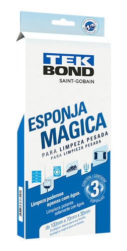 Esponja Mágica Melamina Tek Bond Leve 3 Pague 2 Multiuso