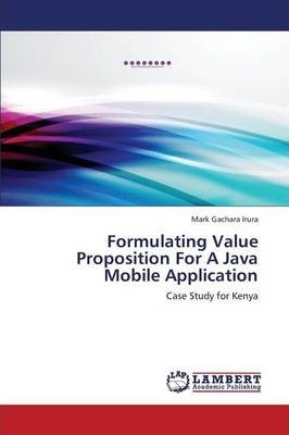 Libro Formulating Value Proposition For A Java Mobile App...