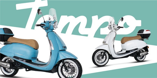 Imagen 11 de 16 de Scooter Beta Tempo 150 Vintage Parabrisas Y Baul