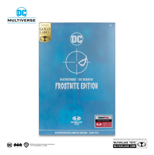 Figura 7 Dc Multiverse - Deathstroke (dc Rebirth)(frostbite)(gold Label)