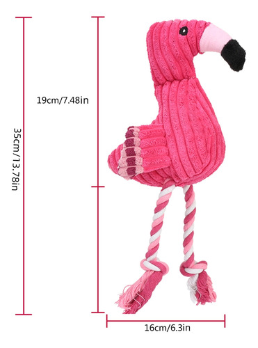 Juguete Masticable De Peluche Con Forma De Flamenco Para Mor