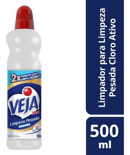 Limpador Limpeza Pesada X-14 Com Cloro Ativo 500ml Veja