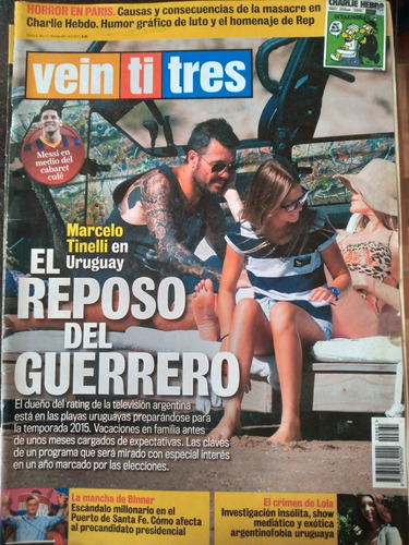 Revista Veintitrés Tinelli Maravilla Martinez 8 1 2015