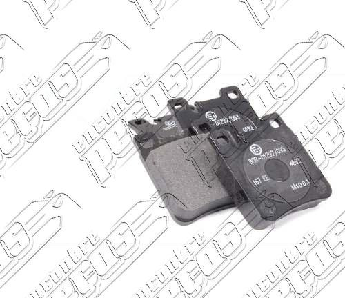 Pastilha De Freio Traseira Mercedes A124/c124 E36 Amg 94/98