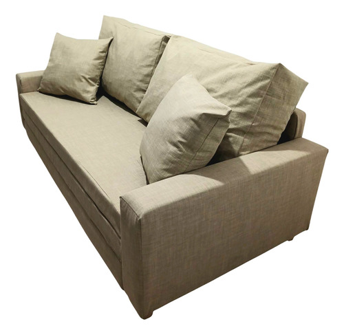 Sillon Cama Monarchy Lino Alta Densidad Beige