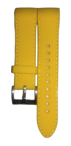 Extensible Nautica Amarillo De Caucho 22mm Envío Gratis