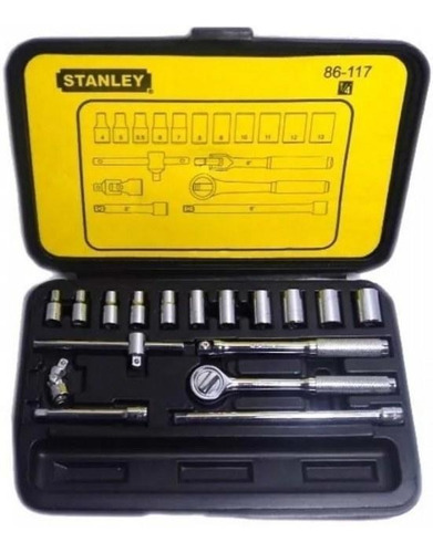 Dado Jgo.stanley 18pza 4-13 Mando 1/4 (86117)