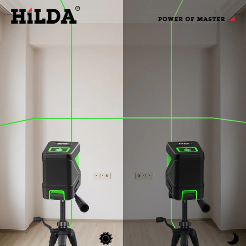 Imagen 3 de 5 de Nivel Laser 2 Lineas Hilda + Estuche