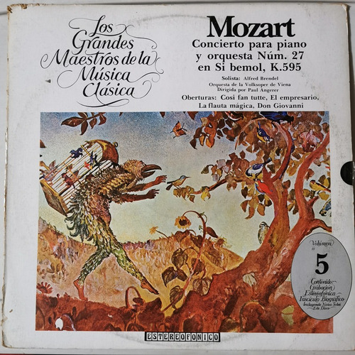 Disco Lp: Mozart- Solista Alfred Brendel