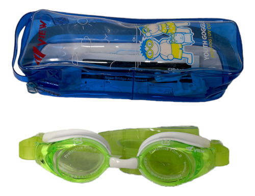 Goggle Natacion Infantil Unisex Niños Niñas Gafas Uv View