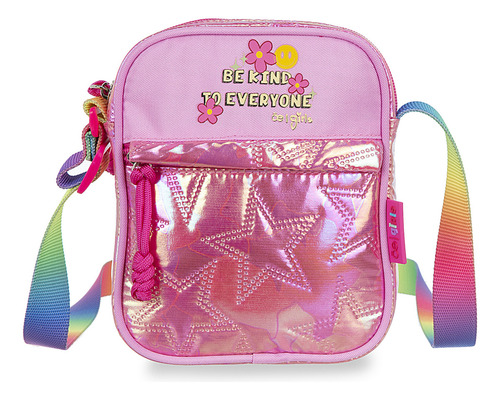 Bolsa Niñas Crossbody Cloe Janat Mediano Color Rosa