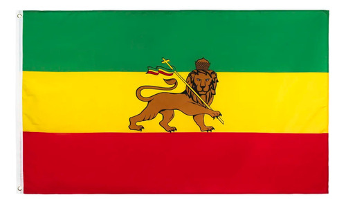 Bandera Etiopía León De Judá Jah Rastafari