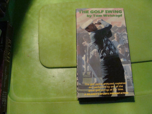 Golf , The Golf Swing , Tom Weiskopf  , Vhs