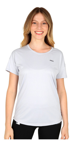 Remera Entrenamiento Fila Basic Sports Mujer En Gris | Stock