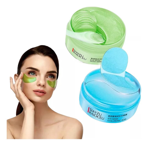 Tarro Parches Hydrogel Ojos Colágeno Antiojeras Hidratante F Tipo De Piel Mod 2 Acido Hialuronico
