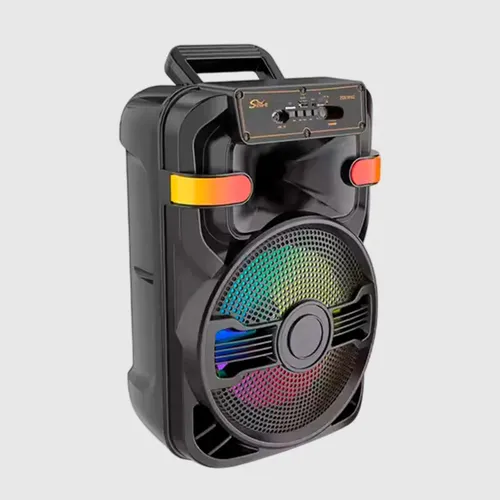 Altavoz Multicolor Portátil Con Micrófono Inalámbrico