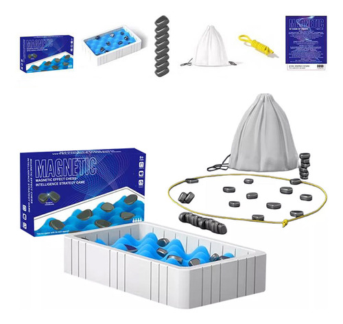 Conjunto De 30 Peças De Damas Magnéticas Infantis